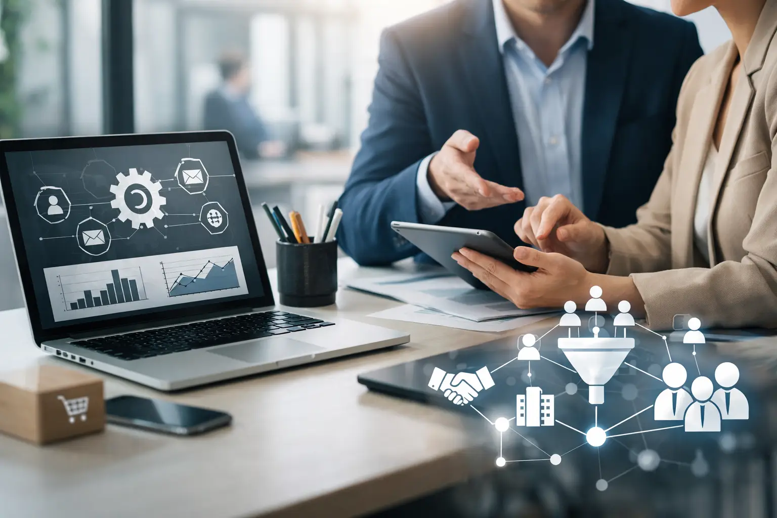 Agence automatisation acquisition clients B2B