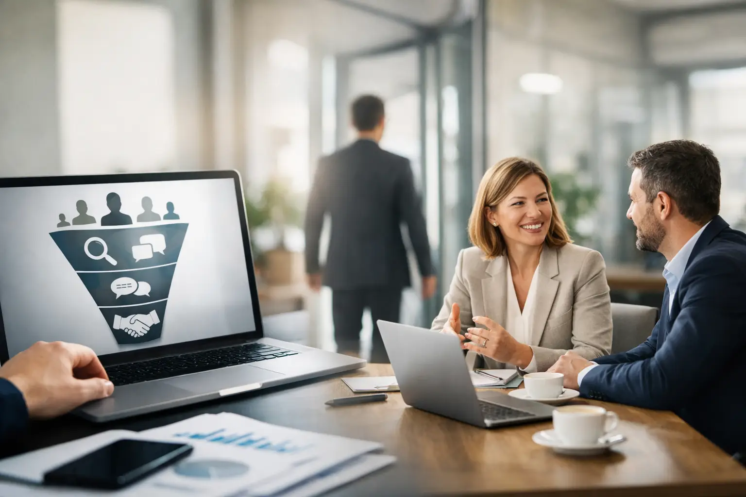 Exemple tunnel rendez-vous B2B qui convertit