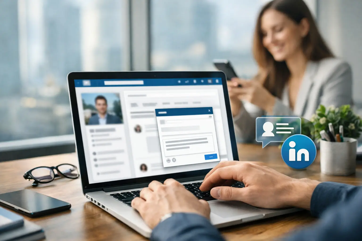 Messages LinkedIn personnalisés prospection