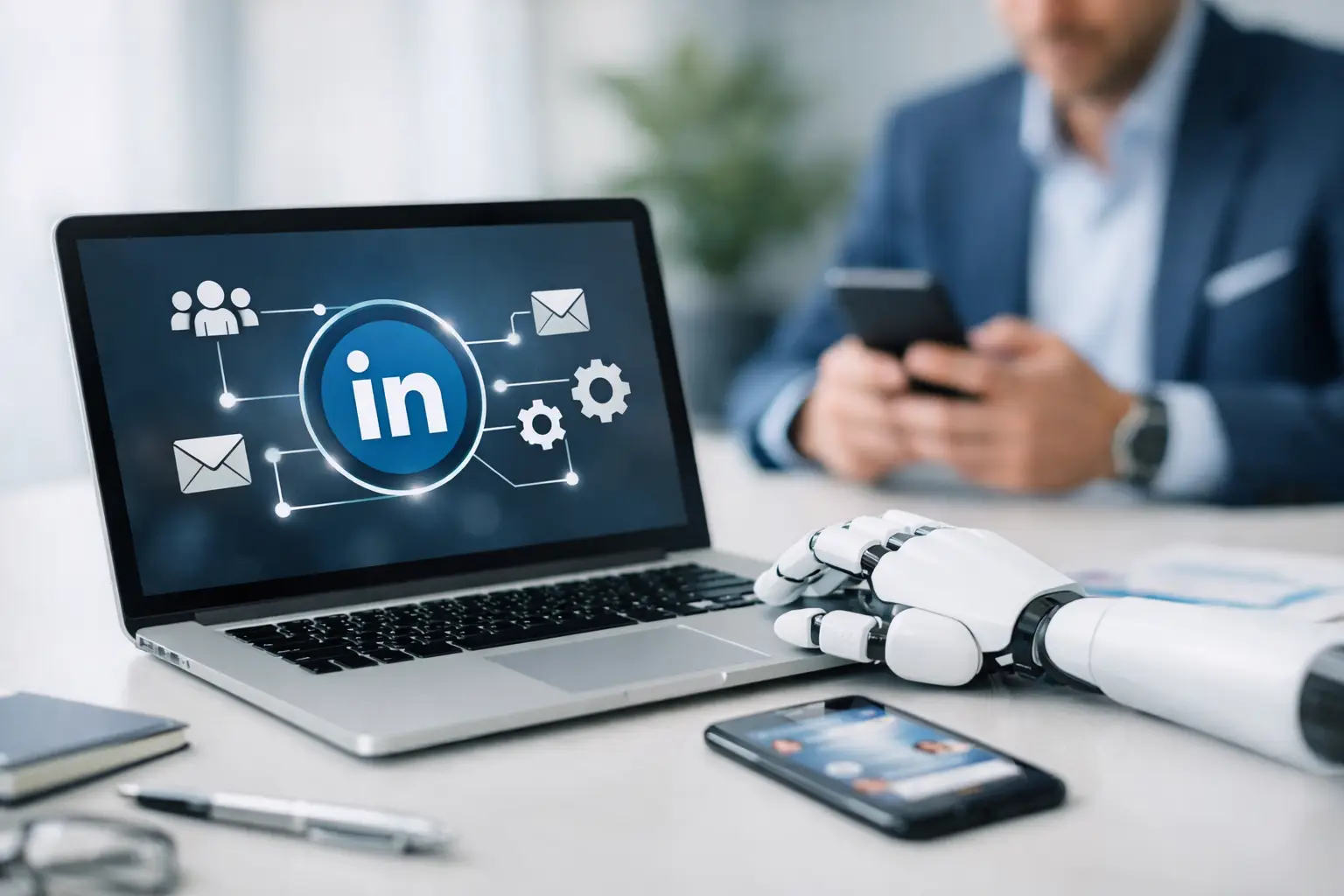 Prospection LinkedIn B2B automatisée qui convertit