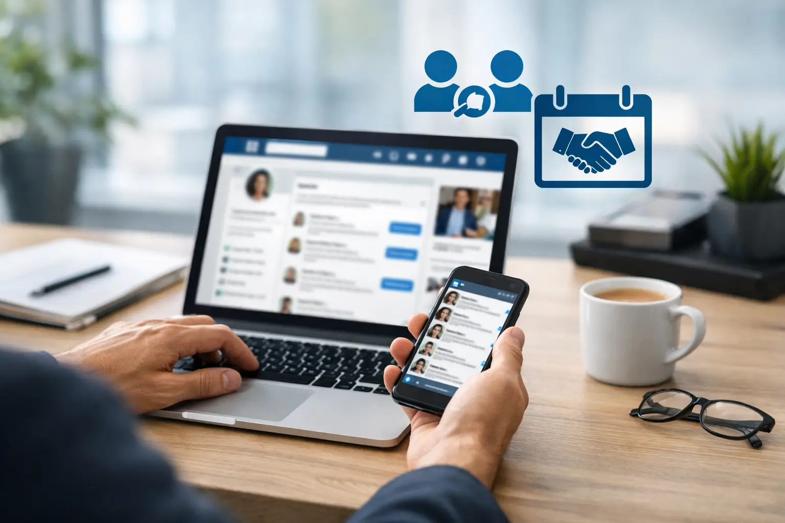 Démarchage LinkedIn pour obtenir des rendez-vous